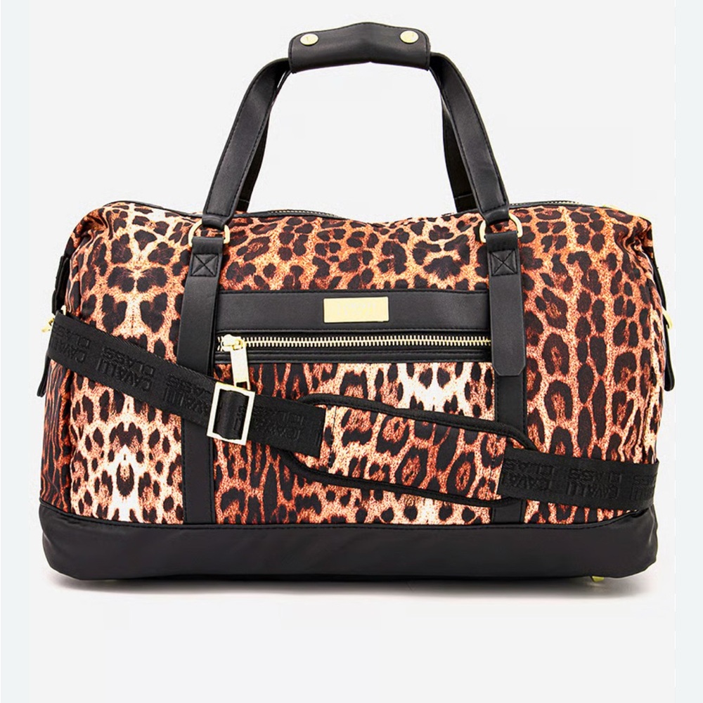 Cavalli Class by Roberto Cavalli Leopard-Print Travel Duffel